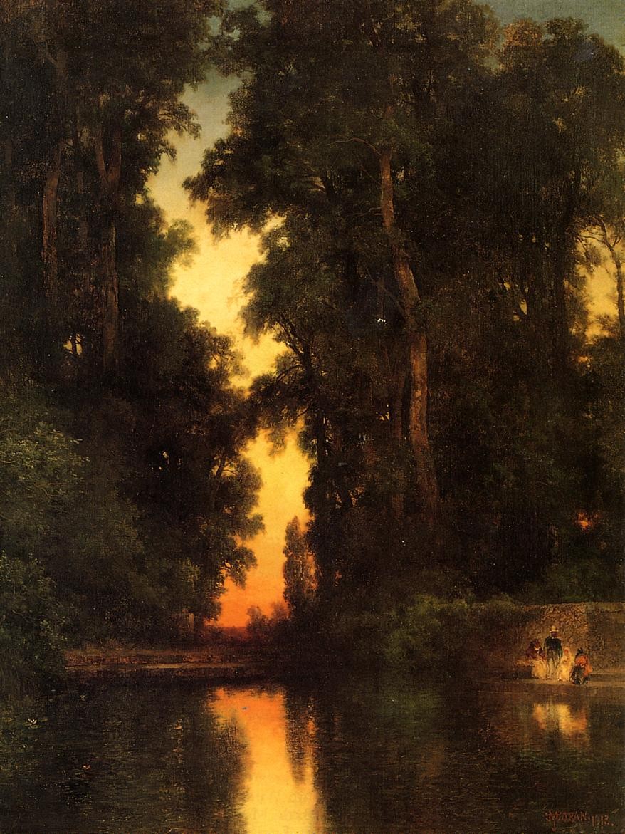 Thomas Moran The Borda Gardens,Mexico